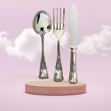Charger l'image dans la galerie, Trio Cuillère, Fourchette et Couteau à Entremet